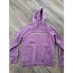 Champion purple sweatshirt‎ hoodie size small #3